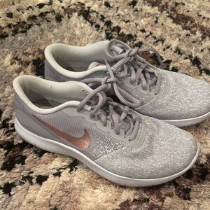 Nike Grey Flex Contact Sneakers